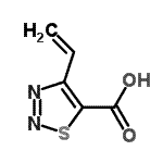 CAS 登录号：165676-21-1， 4-乙烯基-1,2,3-噻二唑-5-羧酸