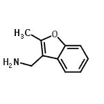 CAS 登录号：165737-04-2， 1-(2-甲基-1-苯并呋喃-3-基)甲胺