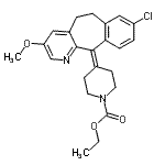 CAS#: 165739-73-1， Ethyl 4-(8-Chloro-3-Methoxy-5,6-Dihydro-11H-Benzo[5,6]Cyclohepta[1,2-b]Pyridin-11-Ylidene)-1-Piperidinecarboxylate