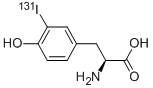 CAS 登录号：16624-40-1， 3-(131I)碘-L-酪氨酸
