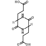 CAS 登录号：16691-00-2， 3,3'-(3,6-二氧代-2,5-哌嗪二基)二丙酸
