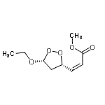 CAS 登录号：167073-68-9， 甲基(2Z)-3-[(3S,5R)-5-乙氧基-1,2-二氧戊环-3-基]丙烯酸酯