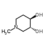 CAS 登录号：167097-01-0， (3R,4R)-1-甲基-3,4-哌啶二醇