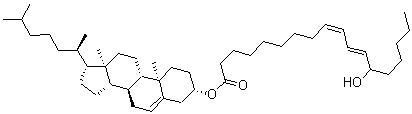 CAS 登录号：167354-91-8， (3beta)-胆甾-5-烯-3-醇 (9Z,11E)-13-羟基-9,11-十八碳二烯酸酯