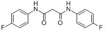 CAS 登录号：1677-29-8， N,N''-二-(4-氟-苯基)-丙二酰胺