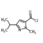CAS 登录号：167889-80-7， 3-异丙基-1-甲基-1H-吡唑-5-甲酰氯