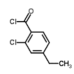 CAS 登录号：168036-25-7， 2-氯-4-乙基苯甲酰氯化物