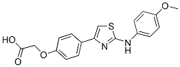 CAS#: 168127-36-4， 2-[4-[2-[(4-Methoxyphenyl)Amino]-1,3-Thiazol-4-Yl]Phenoxy]Acetic Acid