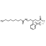 CAS 登录号：168151-92-6， 钠2-[1-羧基-5-(壬酰氨基)-3-戊烷基]苯磺酸酯