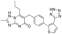 CAS 登录号：168152-82-7， 2-甲基-7-丙基-6-[[4-[3-(2H-四唑-5-基)噻吩-2-基]苯基]甲基]-1H-[1,2,4]三唑并[1,5-a]嘧啶-5-酮