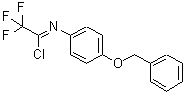CAS#: 168267-73-0， (1Z)-N-[4-(Benzyloxy)phenyl]-2,2,2-trifluoroethanimidoyl chloride