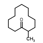 CAS 登录号：16837-94-8， 2-甲基环十二碳壬