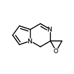 CAS 登录号：169147-92-6， 螺[环氧乙烷-2,3'-吡咯并[1,2-a]吡嗪]