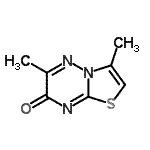 CAS 登录号：16943-22-9， 3,6-二甲基-7H-[1,3]噻唑并[3,2-b][1,2,4]三嗪-7-酮