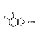 CAS 登录号：169776-07-2， 6,7-二氟-1,3-苯并噻唑-2-甲腈