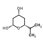 CAS 登录号：170114-51-9， (2S,4R,6R)-6-异丙基四氢-2H-吡喃-2,4-二醇