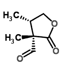 CAS#: 170501-51-6， (3S,4S)-3,4-Dimethyl-2-Oxotetrahydro-3-Furancarbaldehyde
