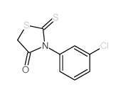 CAS 登录号：17062-65-6， 3-(3-氯苯基)-2-硫代-噻唑烷-4-酮