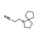 CAS 登录号：170876-15-0， 3-(1-氧杂-4-氮杂螺[4.4]壬-4-基)丙腈