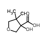 CAS#: 170996-46-0， 3-Hydroxy-4,4-Dimethyltetrahydro-3-Furancarboxylic Acid