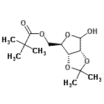 CAS#: 171080-66-3， 5-O-(2,2-Dimethylpropanoyl)-2,3-O-Isopropylidene-D-Ribofuranose