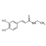 CAS 登录号：171114-98-0， (2E)-3-(3,4-二羟基苯基)-N-乙基丙烯酰胺