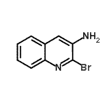 CAS 登录号：17127-83-2， 2-溴-3-喹啉胺