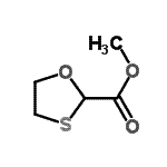CAS 登录号：171284-68-7， 甲基1,3-恶噻戊环-2-羧酸酯