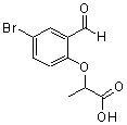 CAS#: 171347-47-0， 2-(4-Bromo-2-Formylphenoxy)Propanoic Acid
