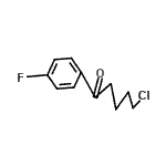 结构式 CAS# 17135-46-5, 5-氯-1-(4-氟苯基)-1-戊酮