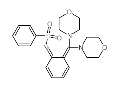 CAS#: 17173-09-0， (NE)-N-[6-(Dimorpholin-4-Ylmethylidene)-1-Cyclohexa-2,4-Dienylidene]Benzenesulfonamide