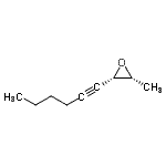 CAS#: 171869-57-1， (2S,3R)-2-(1-Hexyn-1-Yl)-3-Methyloxirane