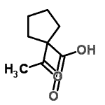 CAS#: 171924-95-1， 1-Acetylcyclopentanecarboxylic Acid
