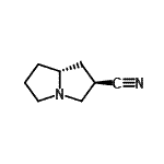 CAS 登录号：172339-59-2， (2R,7aR)-六氢-1H-吡咯里嗪-2-甲腈