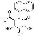 CAS 登录号：17238-47-0， 1-萘基-beta-D-吡喃葡糖苷酸
