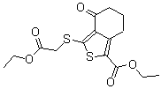 CAS#: 172516-34-6， 3-[(2-Ethoxy-2-Oxoethyl)Thio]-4,5,6,7-Tetrahydro-4-Oxo-Benzo[c]Thiophene-1-Carboxylic Acid Ethyl Ester