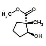CAS#: 172825-20-6， Methyl (1S,2S)-2-Hydroxy-1-Methylcyclopentanecarboxylate