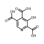 CAS 登录号：17285-98-2， 3-羟基-2,4,5-吡啶三羧酸
