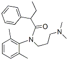CAS 登录号：17307-22-1， N-[3-(二甲基氨基)丙基]-N-(2,6-二甲基苯基)-2-苯基丁酰胺