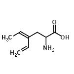 CAS 登录号：173283-61-9， (4Z)-2-氨基-4-乙烯基-4-己烯酸