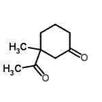 CAS 登录号：173547-35-8， 3-乙酰基-3-甲基环己酮