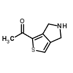 CAS 登录号：173667-60-2， 1-(5,6-二氢-4H-噻吩并[3,4-c]吡咯-1-基)乙酮