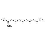 结构式 CAS# 17373-27-2, N,N-二甲基-1-壬烷胺