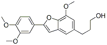 CAS#: 17375-66-5， 3-[2-(3,4-Dimethoxyphenyl)-7-Methoxybenzofuran-5-Yl]-1-Propanol
