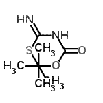 CAS#: 173998-77-1， 2-Methyl-2-propanyl [(methylsulfanyl)carbonoimidoyl]carbamate