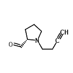 CAS#: 174226-62-1， (2S)-1-(3-Butyn-1-Yl)-2-Pyrrolidinecarbaldehyde