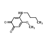 CAS 登录号：174316-50-8， 4-(丁基氨基)-5-甲氧基-1,2-苯醌