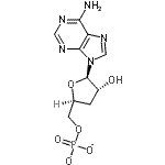 CAS 登录号：17434-81-0， 3'-脱氧-5'-O-膦酸基腺苷
