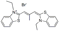 CAS 登录号：1745-32-0， 3-乙基-2-[3-(3-乙基-3H-苯并噻唑-2-亚基)-2-甲基丙-1-烯基]苯并噻唑鎓溴化物