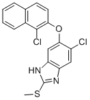 CAS#: 174503-69-6， 6-Chloro-5-(1-Chloronaphthalen-2-Yl)Oxy-2-Methylsulfanyl-1H-Benzimidazole